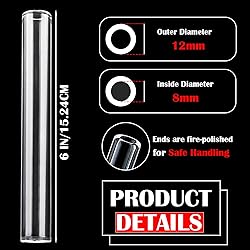 12 Pcs 6 Inches HZCPENG 12mm Diameter 2mm Thickness