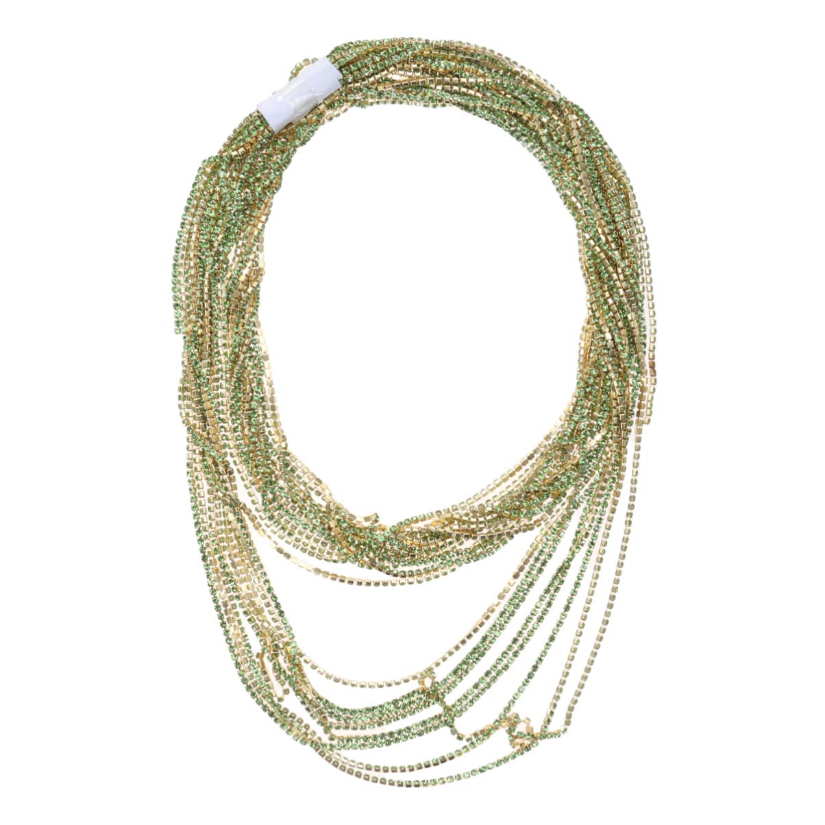 Healifty Greenery Garland Green Decor 10m Crystal Rhinestone Close Chain Clear Trimming Claw Chain Trim Sewing Craft for Cloth Jewelry DIY 2mm (Green) Rhinestone Embellishments Green Rhinestones