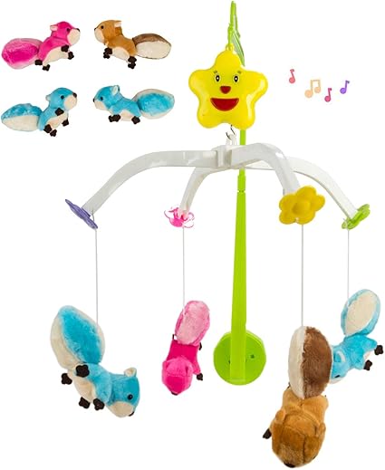 colgante para cuna con musica