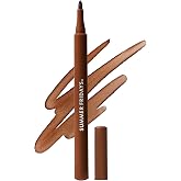 Summer Fridays Flushed Lip Stain Liner, 12hr Wear &amp; Transfer-Proof, Mocha | Long-Lasting Lip Liner Stain with Aloe Vera &amp; Panthenol, Buildable Lip Tint with Dual-Sided Felt Tip, Vegan &amp; Cruelty-Free