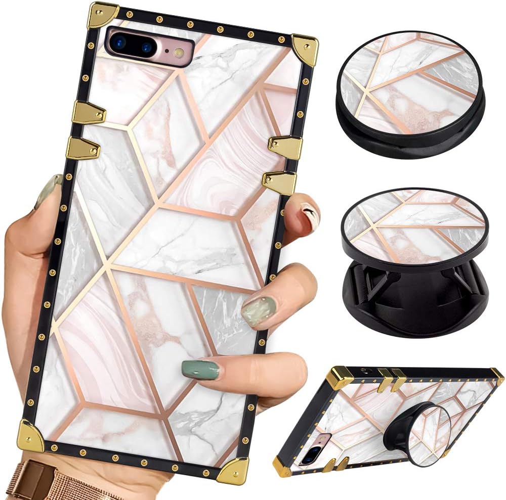 Bitobe Luxury Square Phone Case iPhone 8 Plus iPhone 7 Plus