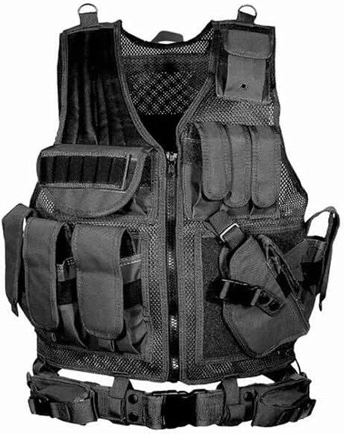 Gilet tactique léger MOLLE - Black [8FIELDS] - UE