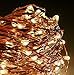 AiPoter 2 Pack 50 Led String Lights Fariy Lights Battery Operated Waterproof Fairy String Lights with Remote Control Timer 8 Modes 16.5ft Copper Wire Christmas Lights Christmas Decor (Warm White)