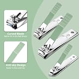 Start Makers 16 in 1 Manicure Set Stainless Steel with Case Green view 3
