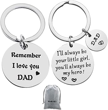 i love you dad keychain