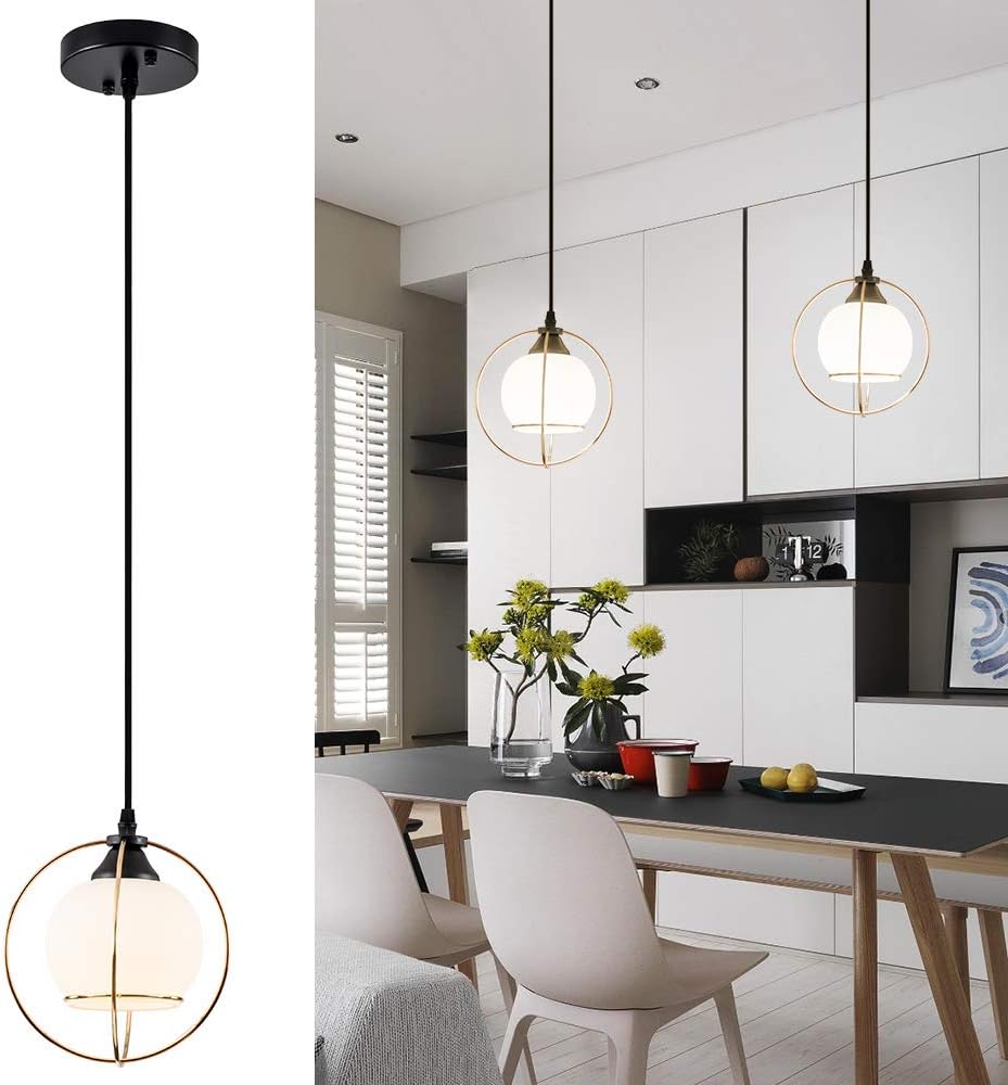 luce a sospensione per l'isola della cucina