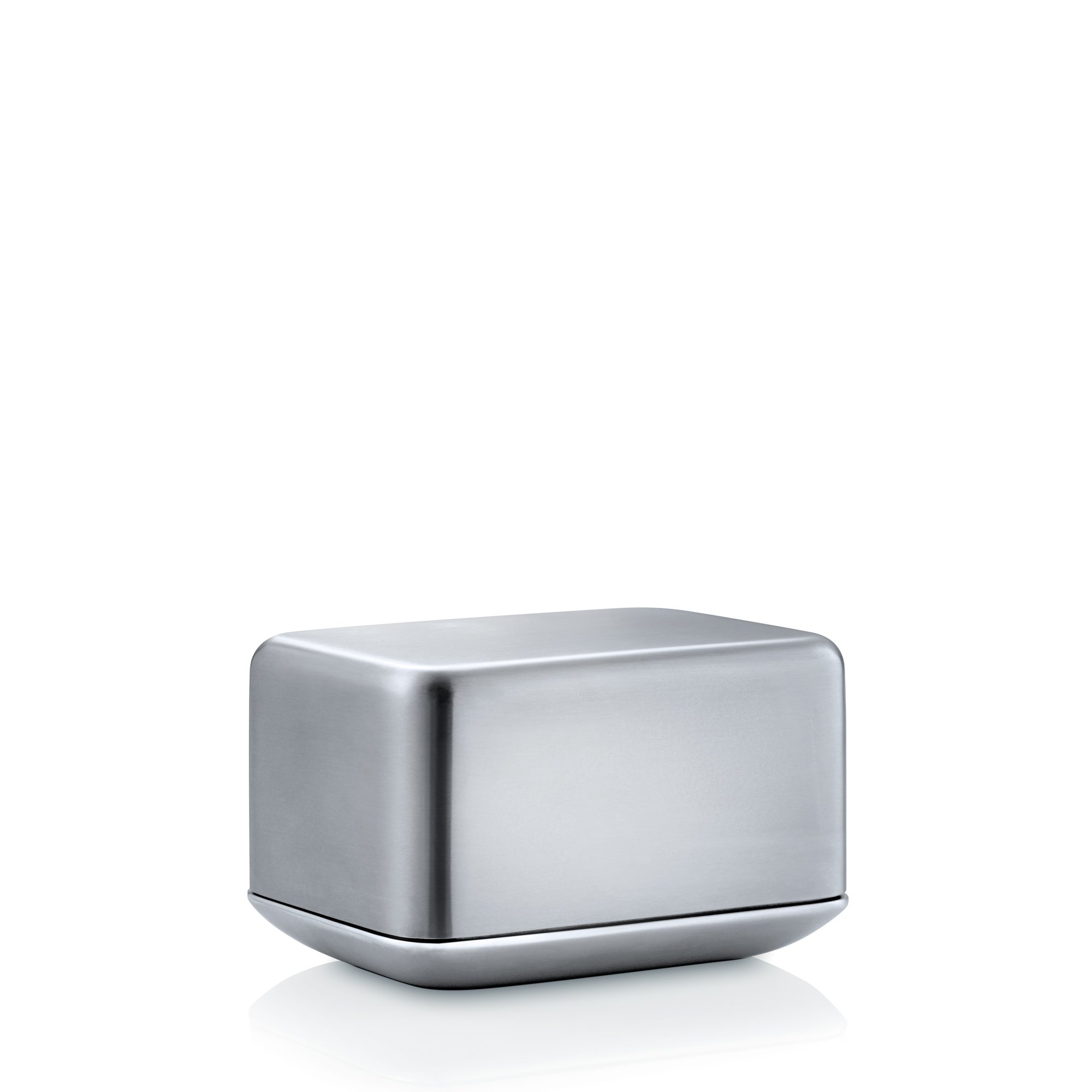 blomus "Basic" Butter Dish, Silver, Small