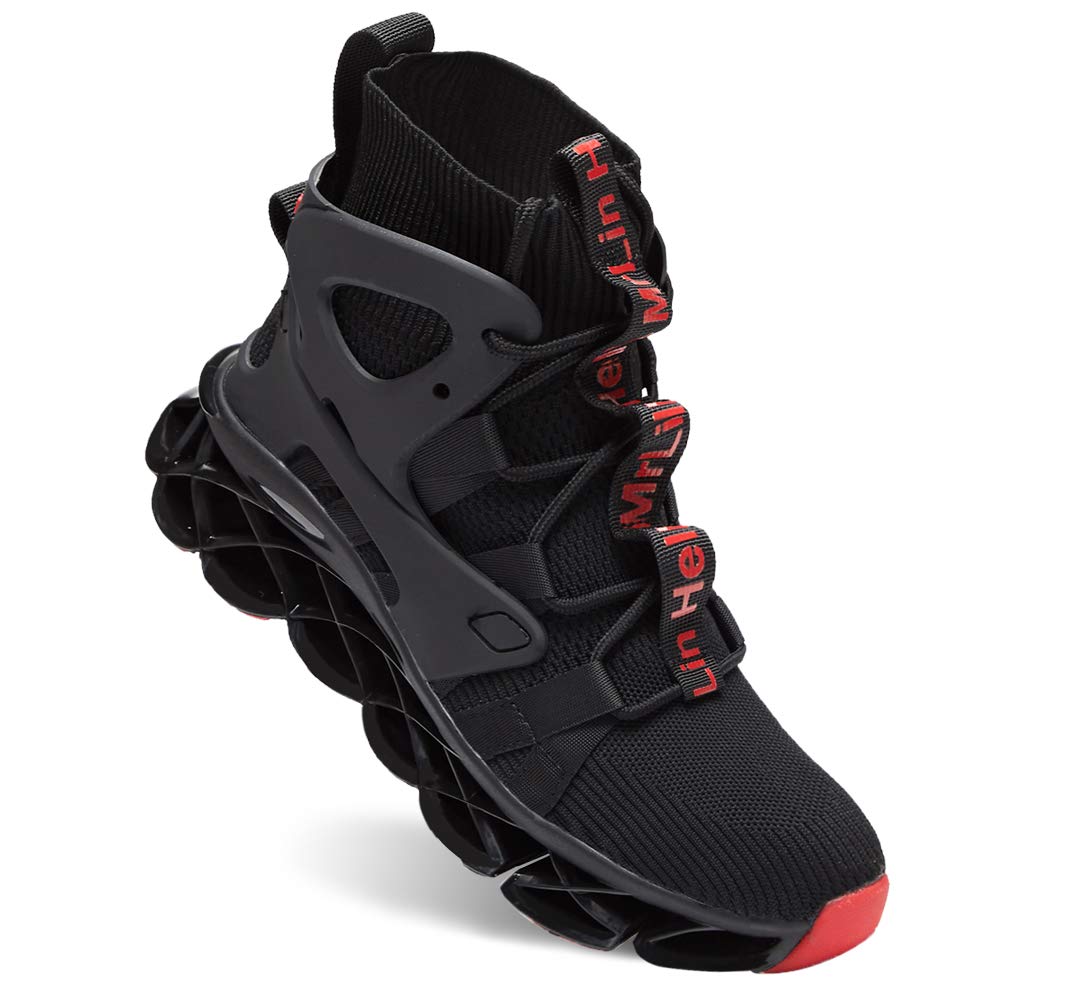 Hello MrLin Men's Running Shoes Non Slip Athletic Tennis Walking Blade Type Sneakers Hip Hop