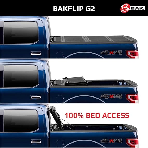 Bak Bakflip G2 Hard Folding Truck Bed Tonneau Cover 226125 Fits 2015 2021 Gm Colorado Canyon 6 2 Bed 74 Automotive Amazon Com
