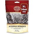 Spicy World Juniper Berries Whole 14 Ounce Bag- Pure - Great for Cooking, Drinks, Tea & More!