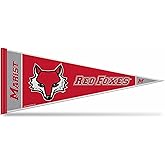 Rico Industries NCAA Marist Red Foxes 12" x 30" Felt Wall Décor Pennant - Great for Home/Bed Room/Man Cave Décor