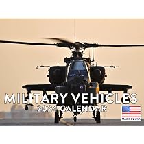 Amazon.com : Military Vehicles Calendar 2024 Monthly Wall Calender Made in  The USA 12 Month : Office Products