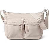 LOVEVOOK Puffy Crossbody Bags for Women Small Hobo Purse and Messenger Handbags Men with Adjustable Strap,Travel & Work
