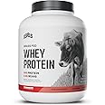 Levels Grass Fed Whey Protein Powder, No Artificials, 24G of Protein, Strawberry, 5LB