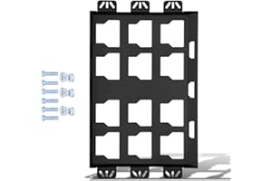Mounting Plate Compatible with Milwaukee Packout Toolboxes, Space Saving Wall Mount Packout Accessories, Full Metal Powder Co