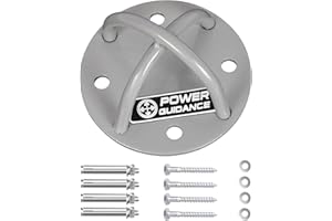 POWER GUIDANCE Wall and Ceiling Mount Bracket for Suspension Straps, Gymnastic Rings, Yoga Swings & Hammock Resistance Band Battle Rope