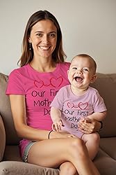 Tstars Our First Mothers Day Mommy and Me Matching
