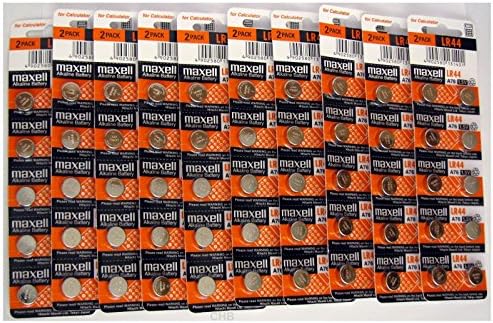 100 New Lr44 Maxell A76 L1154 Ag13 357 Sr44 303 Battery"