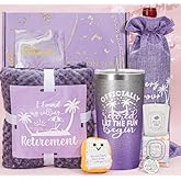 Elysirise Retirement Gifts for Women 2025, Christmas Happy Retirement Gift Set for Nurse Teacher Coworker Boss, Best Funny Holiday Present Basket for Mom or Grandma