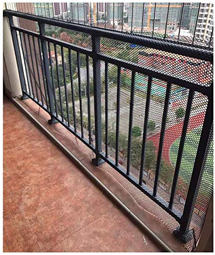 Netz-stabiles-Kunststoffzaun-Treppen-Balkon-Handlauf-Geflgel-Zucht-Katze-Garten-Sicherheit-Schwarz-Multigre-1-m-x-4-m-1mx4m