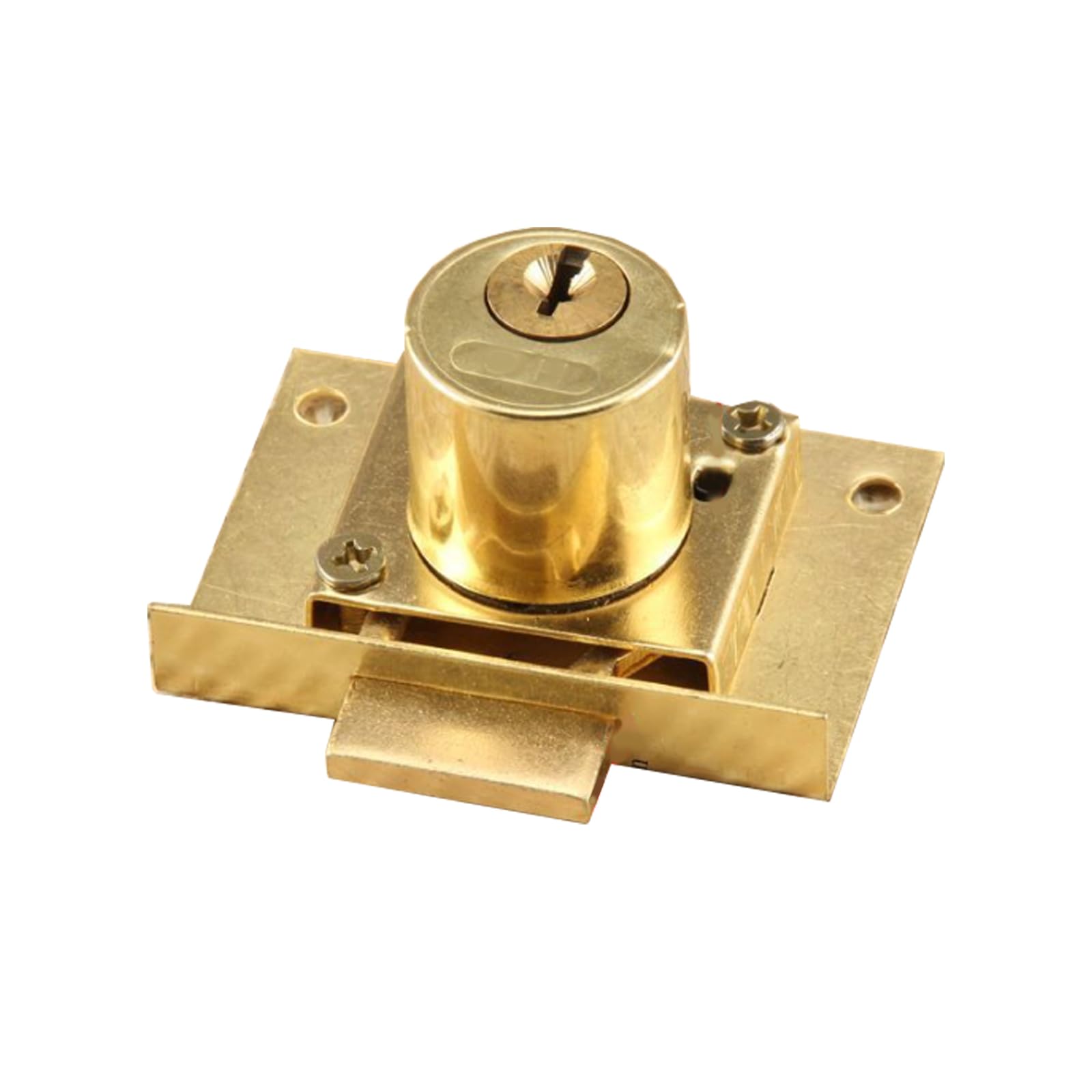 Furniture Lock Cam Lock Cylinder Brass Cam Lock for Door Cabinet Mailbox Cupboard & Drawer Locks 2 Keys 2 Types for Choice