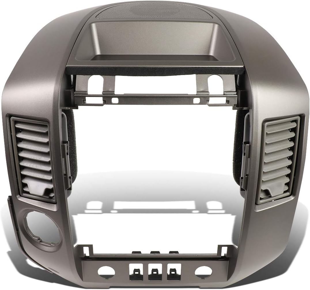 DNA MOTORING Grey ZTL-Y-0146 Center Dash Audio A/C Vent Surround Bezel w/Speaker Cover