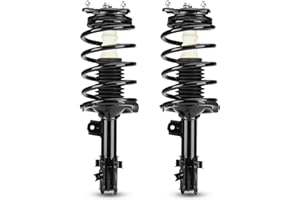 ILONPA Front Complete Struts Coil Spring Assembly Shock Absorbers Fit for 2006-2011 Hyundai Accent/Kia Rio Replace for 172298 172297