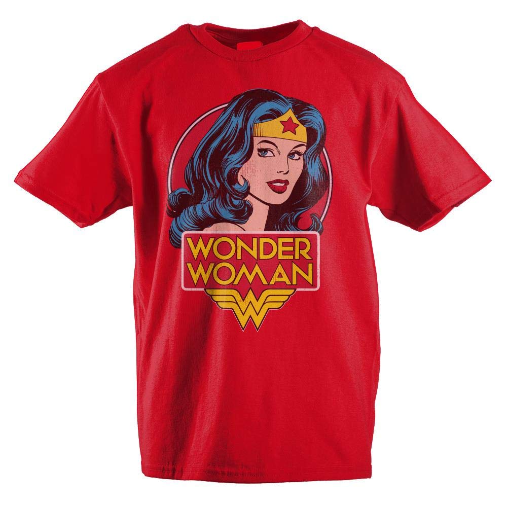 Dc Comics Classic Wonder Woman Headshot Girls T Shirt Kinihax