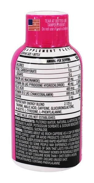 STACKER 2 – B12 10,000% ENERGY SHOT PINK LEMONADE – 2 FL. OZ.