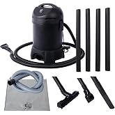 Garden Pond Vacuum Cleaner, Cleansweep with 14FT Intake Suction Hose, 4 Extension Tubes, 3 Vacuum Nozzles, a 6.5 Foot Output Hose, and a Debris Collection Bag