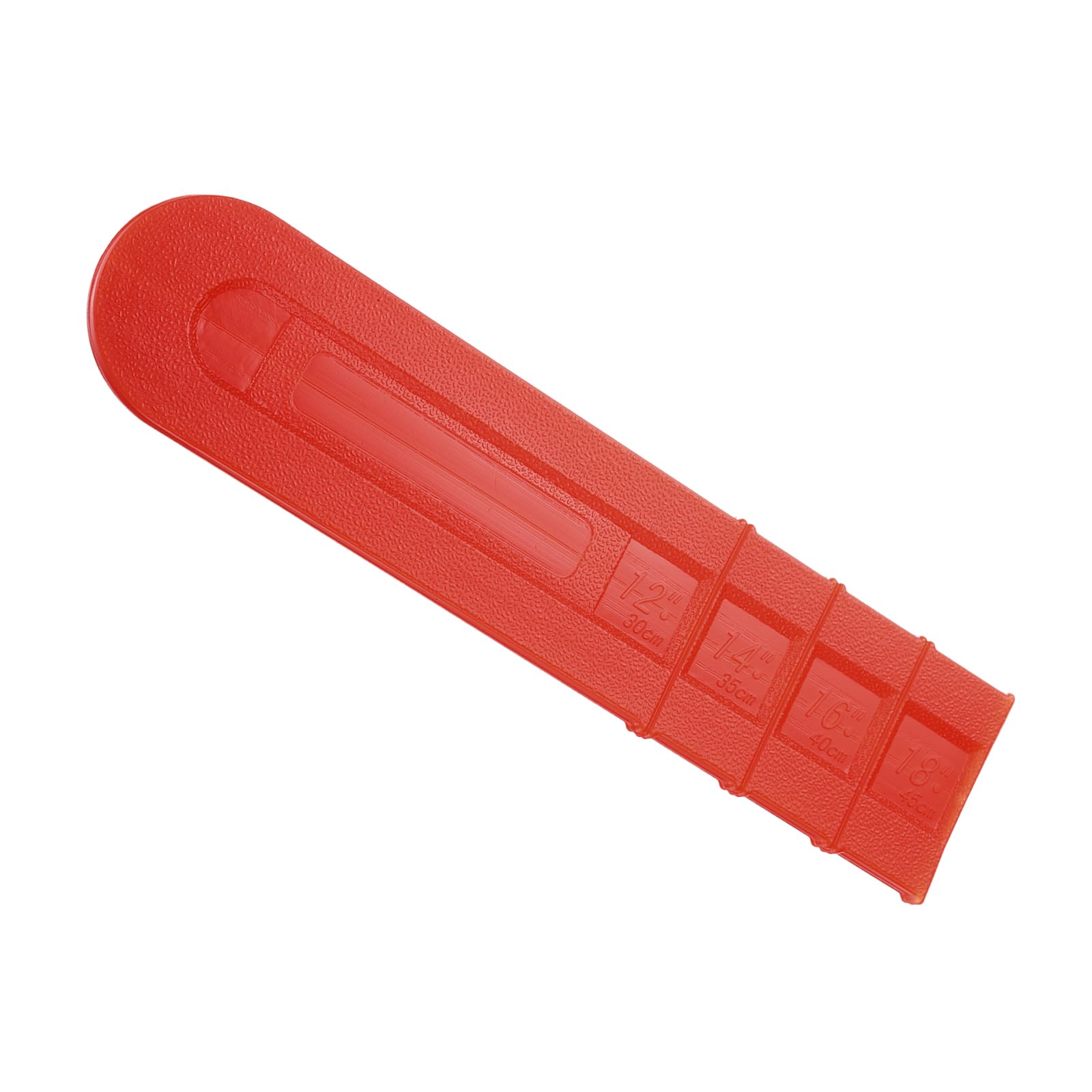 PATIKIL 18 Inch Chainsaw Bar Cover, Chainsaw Scabbard Plastic Durable Chain Saw Bar Protective Cover for Garden Accessories Replacement, Orange