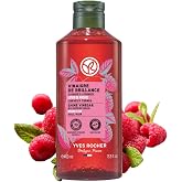Yves Rocher Raspberry Vinegar Hair Rinse, Shine Rinsing Lotion for Color-Treated and Hard Water Hair Detox, Silicone-Free, Sulfate-Free, 99% Natural Origin, Vegan, Made in France (400 ml/13.6 fl oz)