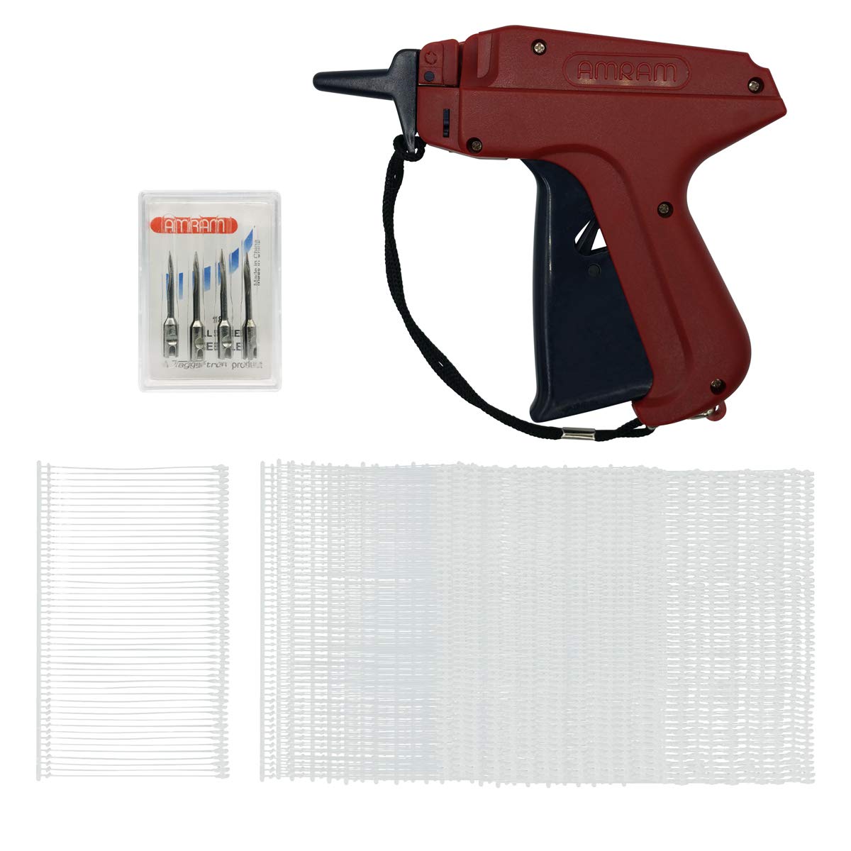 Amram Tagger Tagging Gun Kit with 1250 2 Inch Attachments and 5 Needles
