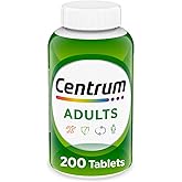 Centrum Adult Multivitamin/Multimineral Supplement with Antioxidants, Zinc, Vitamin D3 and B Vitamins, Gluten Free, Non-GMO Ingredients - 200 Count
