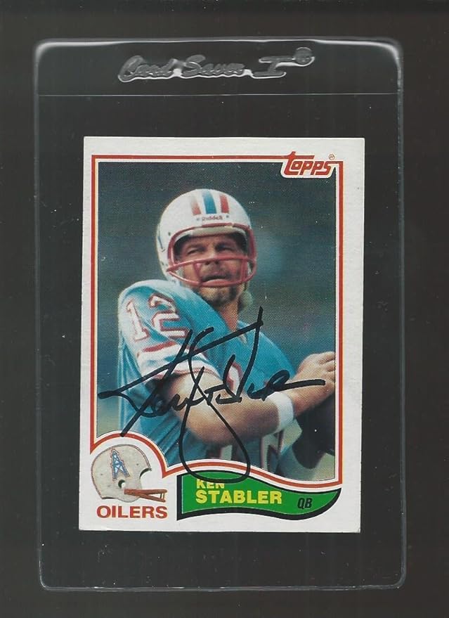 ken stabler autographed jersey