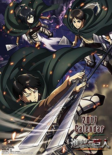 Attack On Titan Shingekinokyojin 2017 [Japan Calendar] 17CL-0050