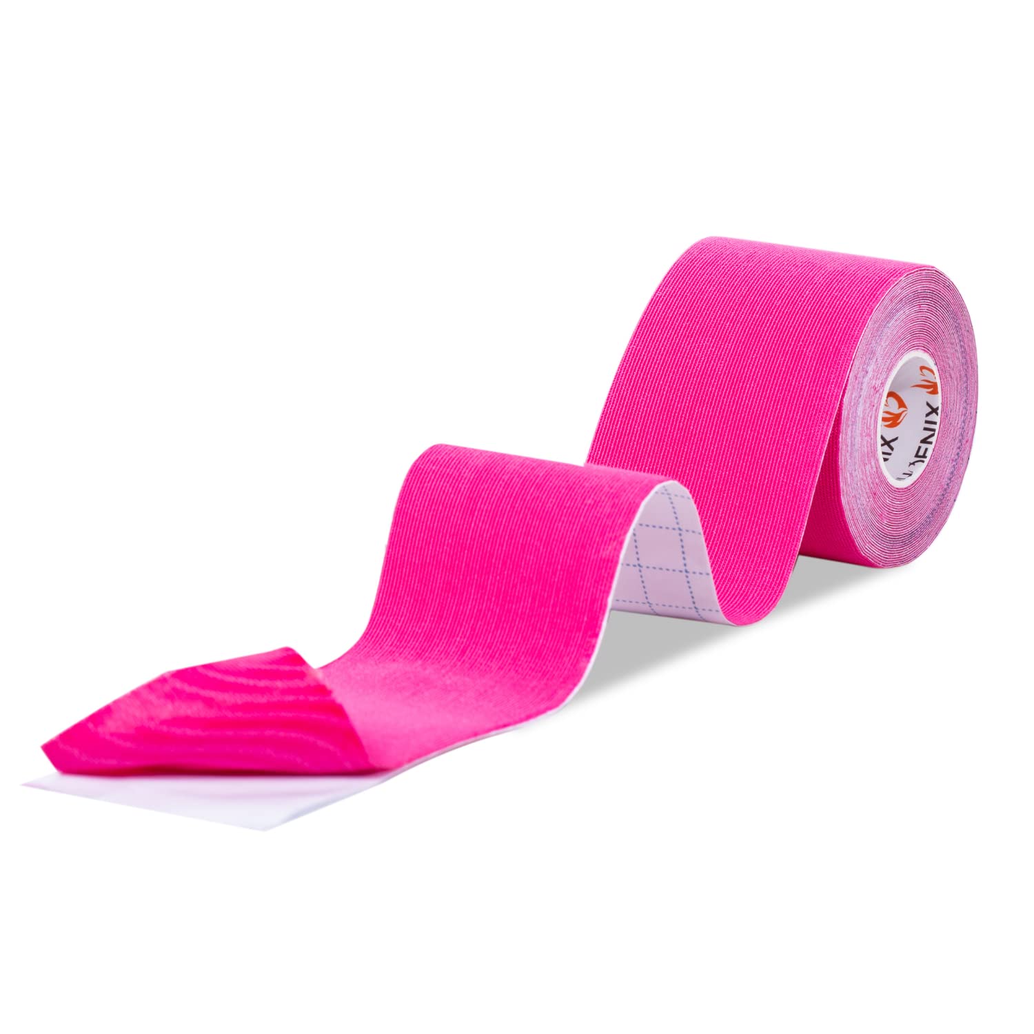 Kinesiology Sports Tape Pink | 5m Roll of Muscle Support Tape | Water Resistant & Hypoallergenic | Flexible & Durable | Improve Mobility & Circulation