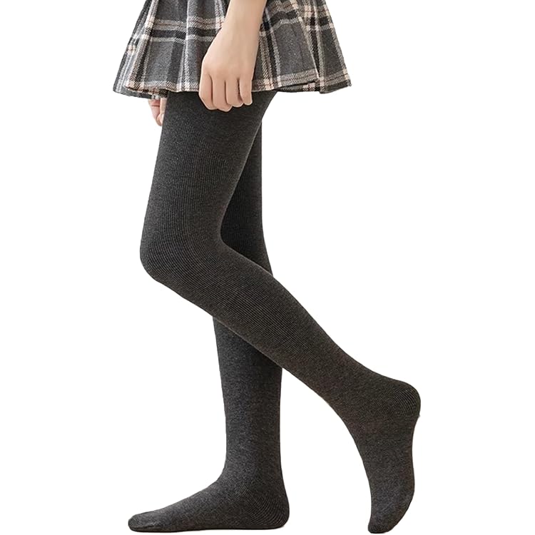 Collants Épais Pour Filles - Doublure Polaire Chauds Hiver - Confortables Pour École, Danse, Quotidien - Taille 4-13 Ans - 7
