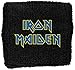 Iron Maiden Men's Logo (Flight 666) Athletic Wristband Black