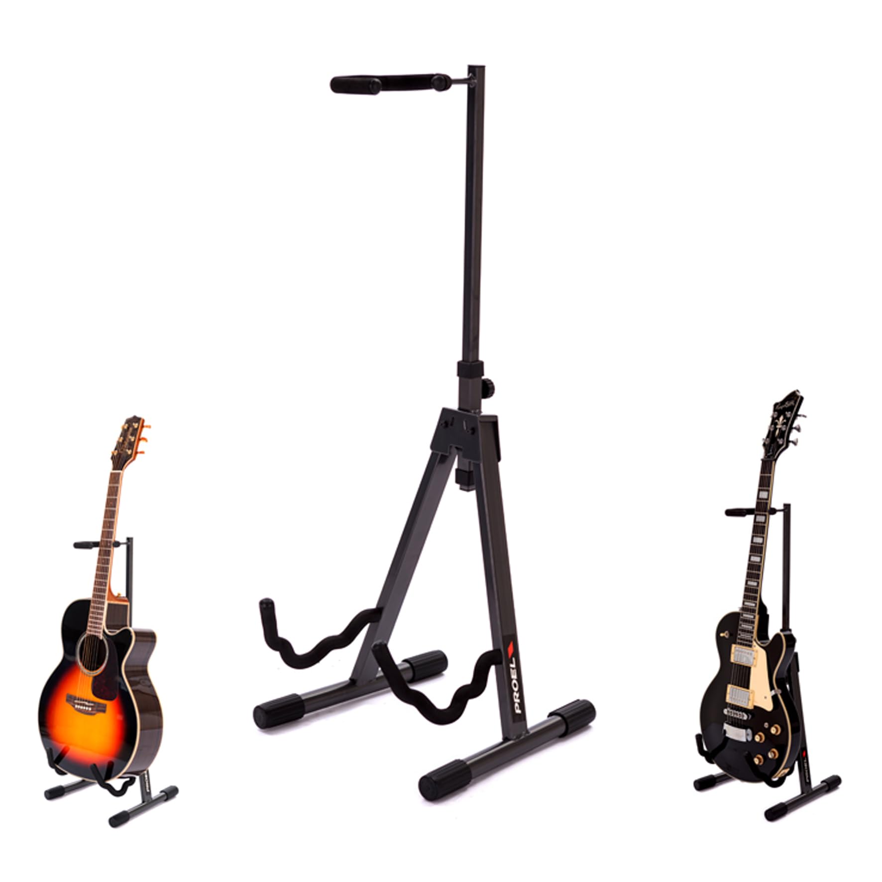 Proel FC720 - Stand with universal arms and neck protection collar for electric and classic/acoustic guitar/bass