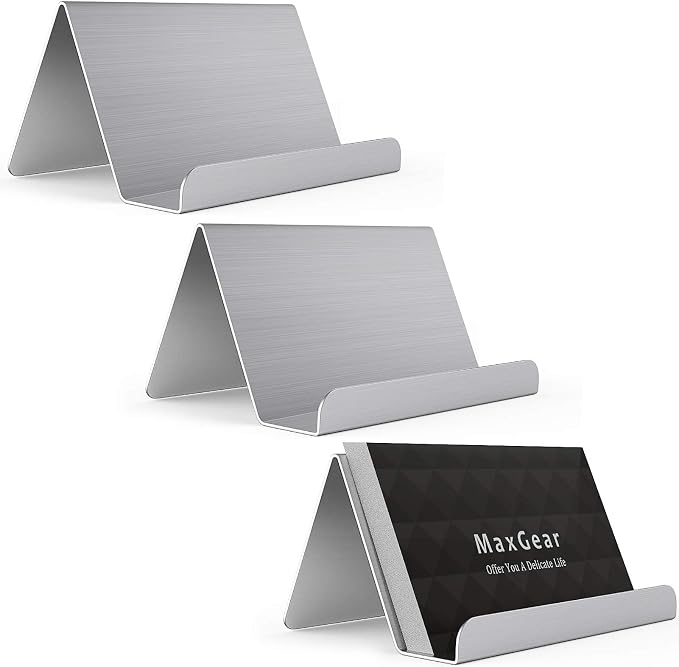 50 Cards Black 3pack Danlit Business Card Holder For Desk Metal Business Card Display Holders Mesh Business Cards Holder Stand 3 Pack Desktop Name Card Organizer Capacity Office School Supplies Office