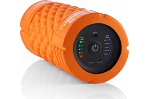 URBNFit Vibrating Foam Roller - Electric Muscle & Back Roller w/ 5 Speeds for Physical Therapy Exercise, Deep Tissue Massage, Post Workout Recovery and Trigger Point Release﻿