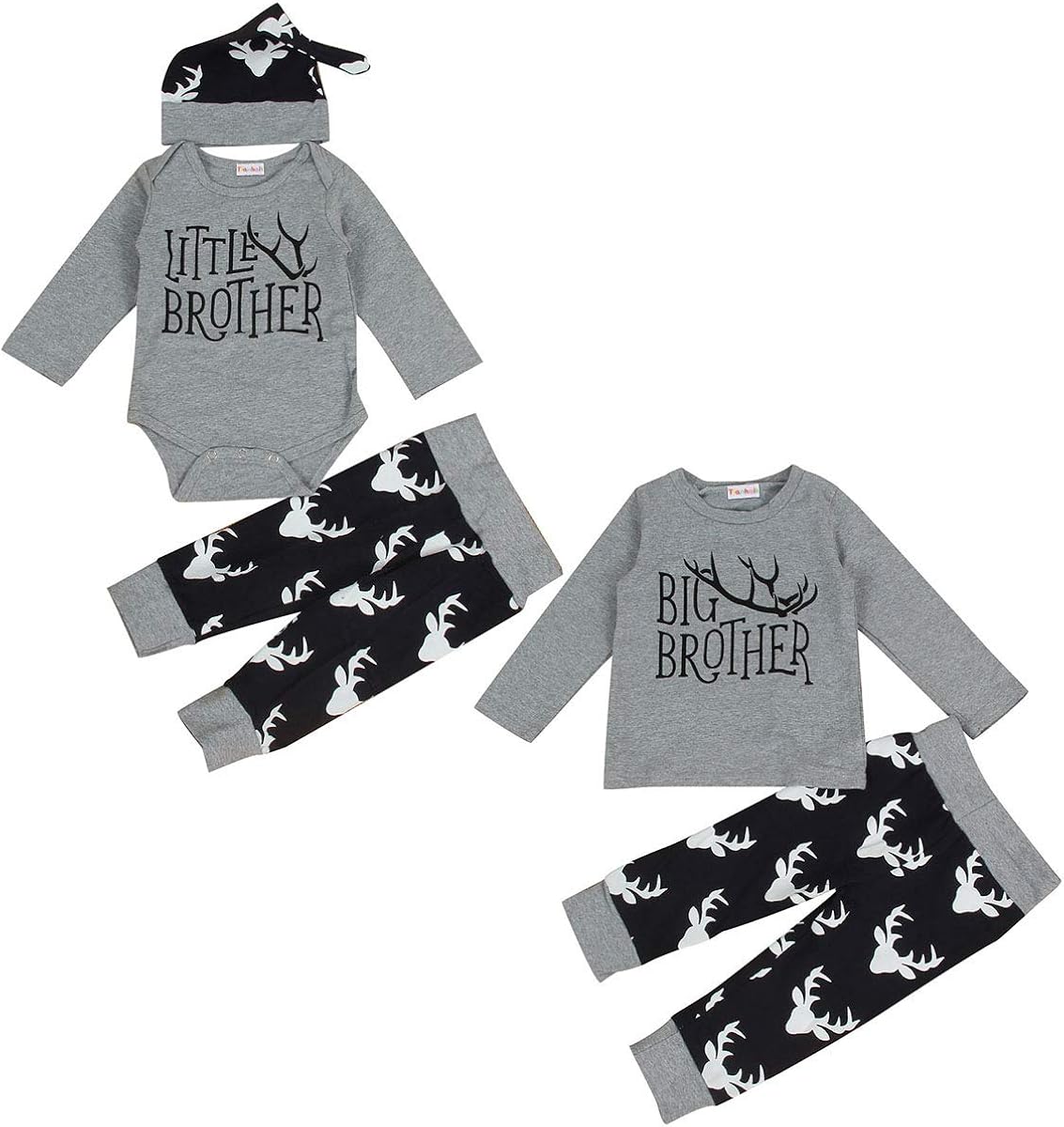 matching baby boy and brother outfits