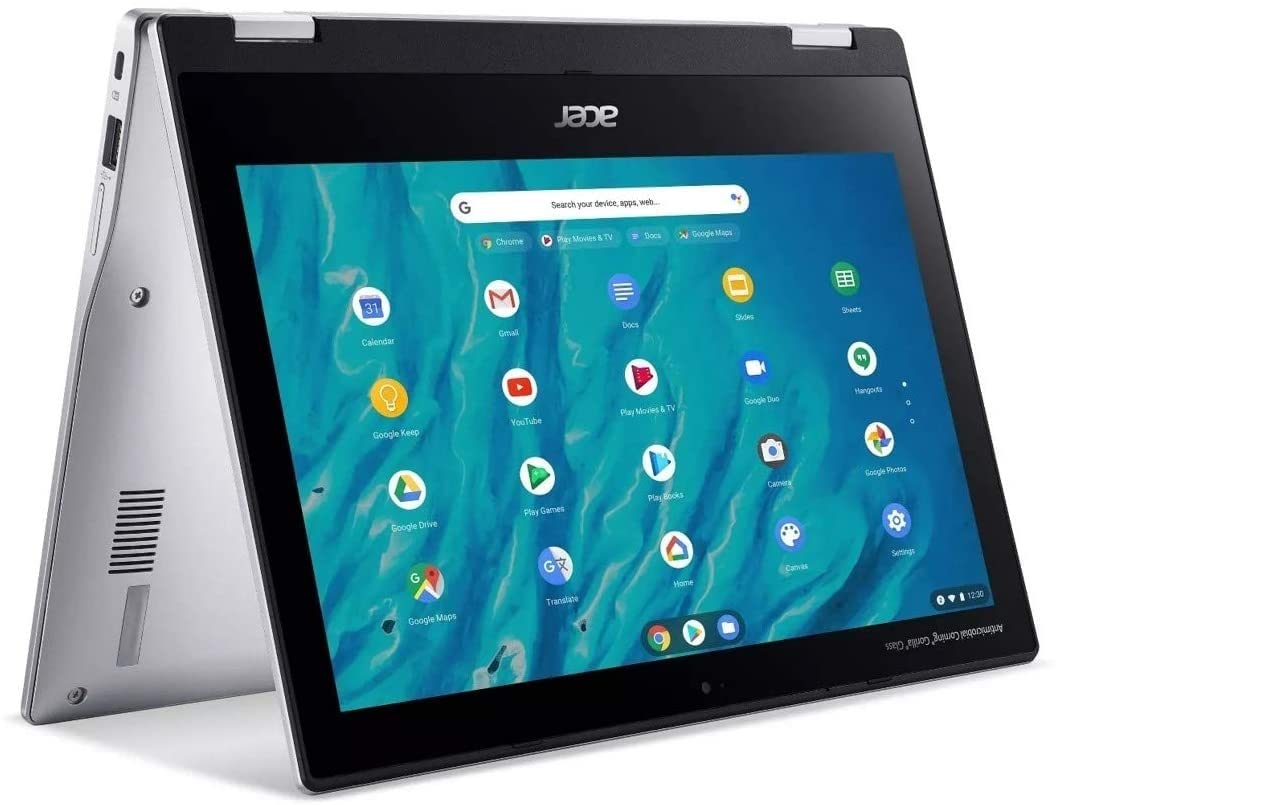 Acer Chromebook Spin 311 Convertible 2-in-1 Laptop, MediaTek MT8183C Octa-Core Processor, 11.6in HD Touch, 4GB LPDDR4, 32GB eMMC, Gigabit, WiFi 5, Bluetooth, Google Chrome