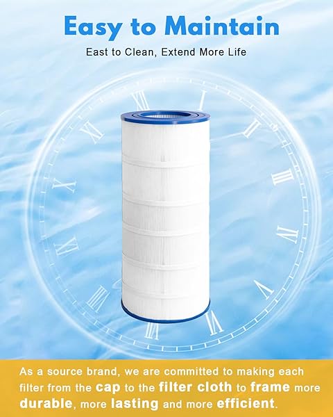 DAYEAR SWIMMING FILTER CARTRIDGE 100 SQ. FT. (1 PACK) FILTER REPLACEMENT FOR CC100 PLF100A CRP100 PAP100 PAP100-4 C-9410 R173215 FC-0686 59054200 160316