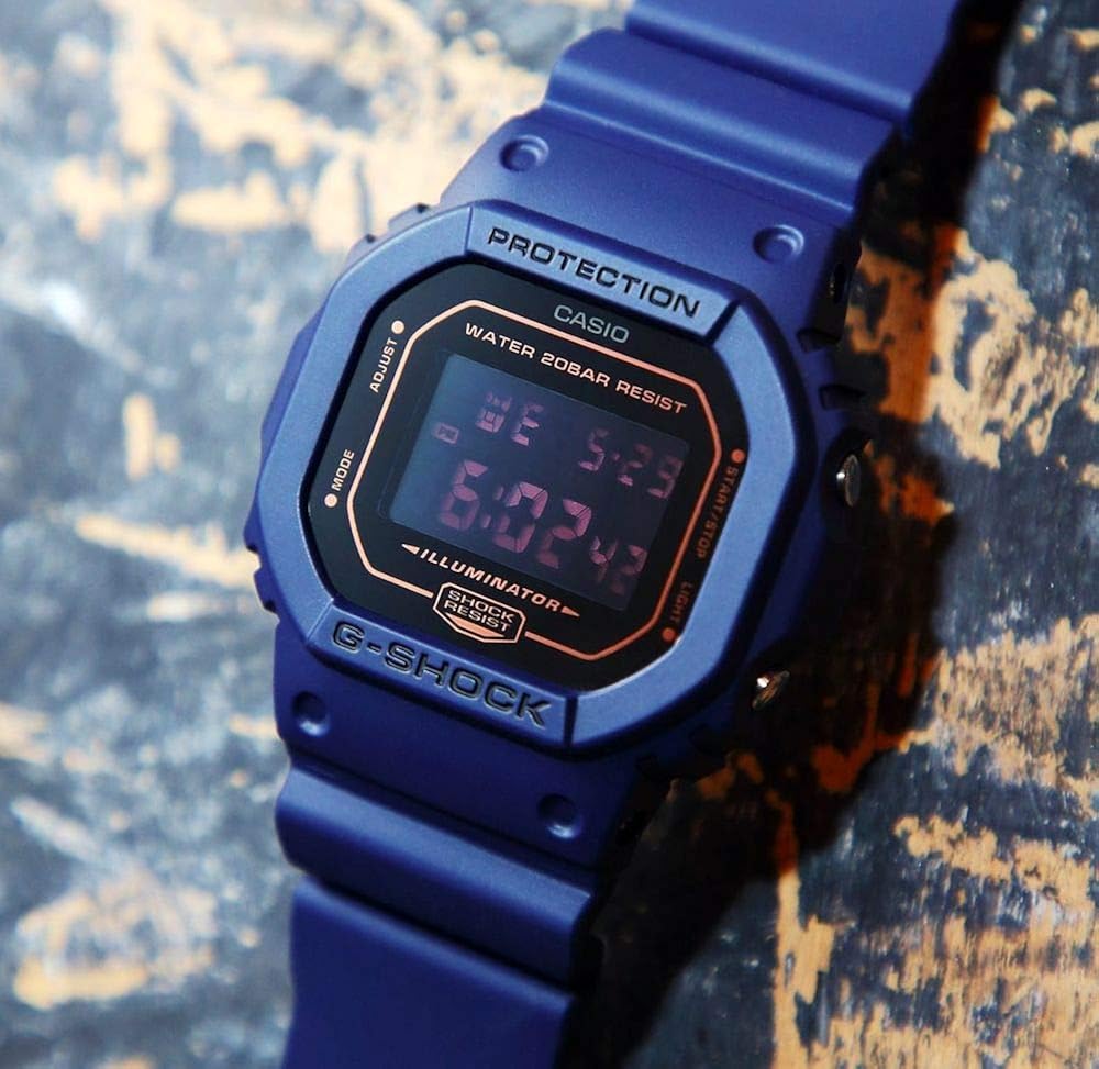 Casio Reloj Hombre de Digital con Correa en Resina DW-5600BBM ...