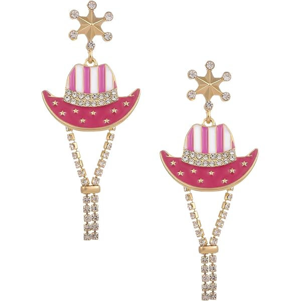 Amazon.com: Madison Tyler Pink Earrings for Women  display picture 2