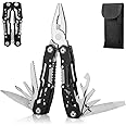 14-In-1 Multitool with Safety Locking, Professional Stainless Steel Multitool Pliers Pocket Knife, Bottle Opener, Screwdriver