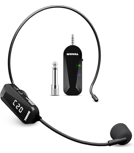 Amazon.com: oxxyeeKS Wireless Microphone System for 2 People