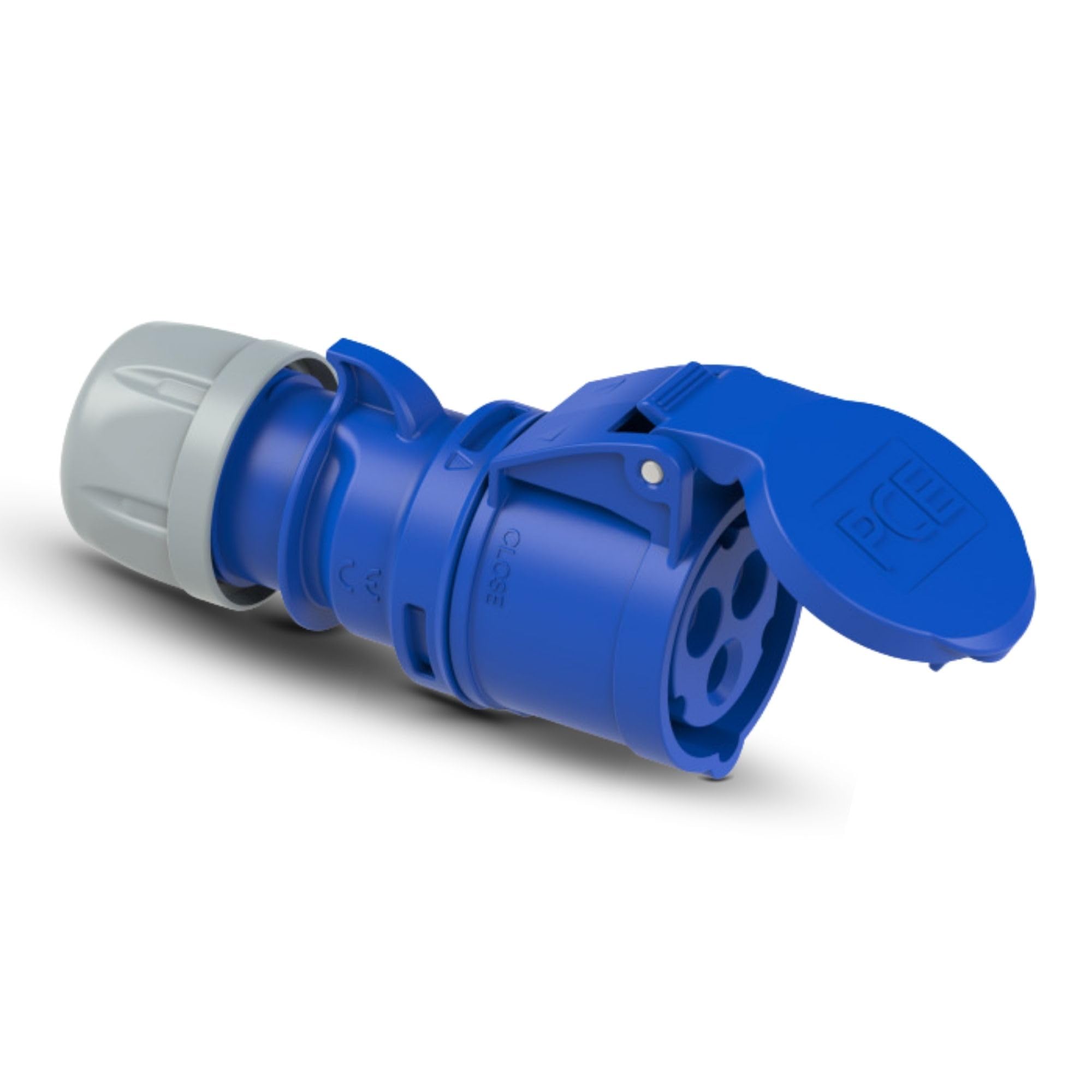 Caravan Plug, Blue, PCE213-6, 250 voltsV